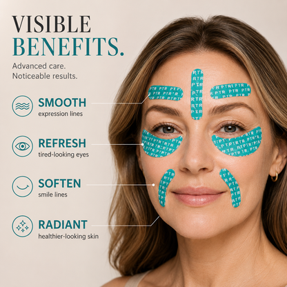 Peptide Skinjection Face + Eye Tape