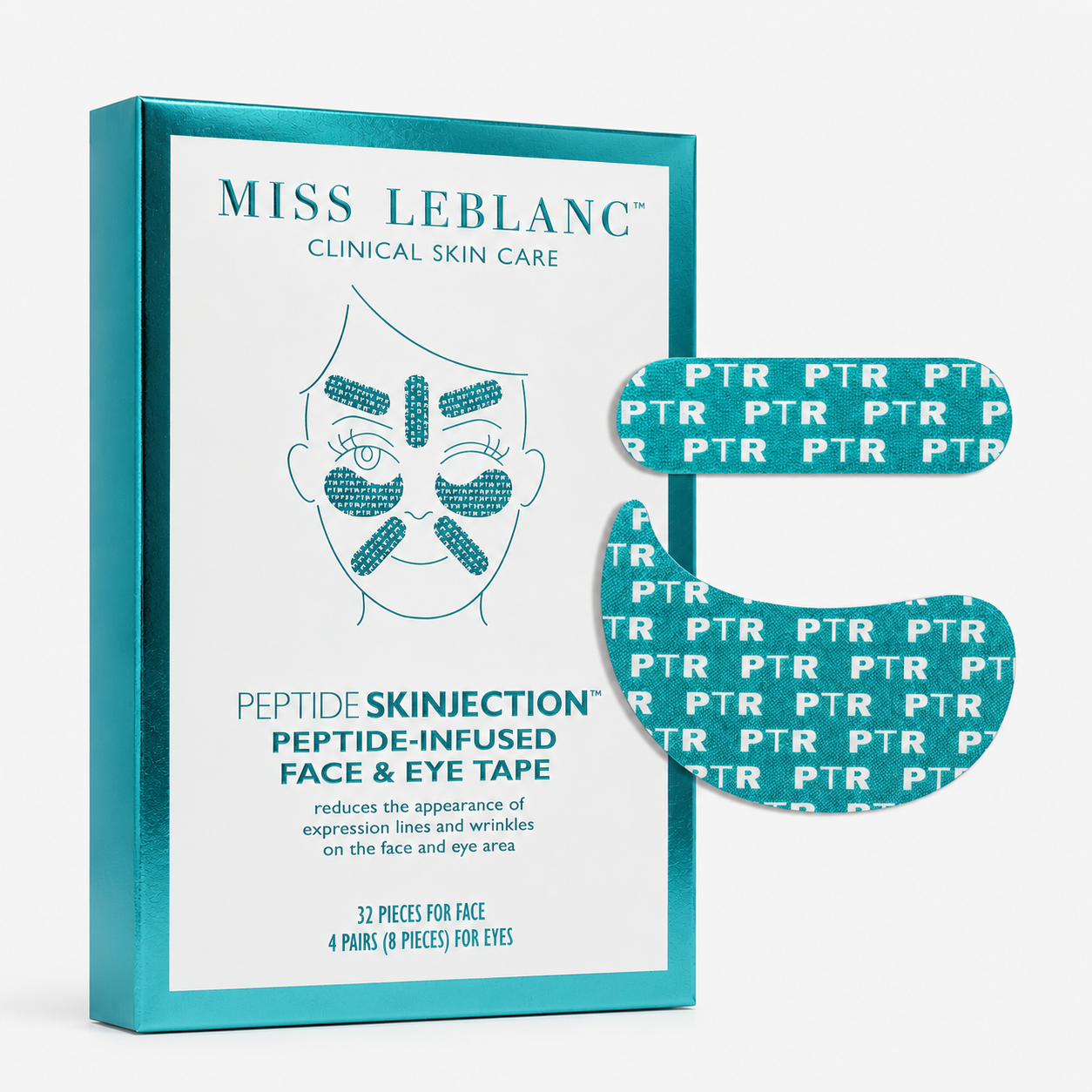 Peptide Skinjection Face + Eye Tape