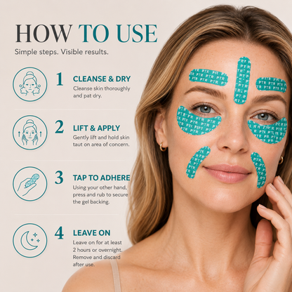 Peptide Skinjection Face + Eye Tape
