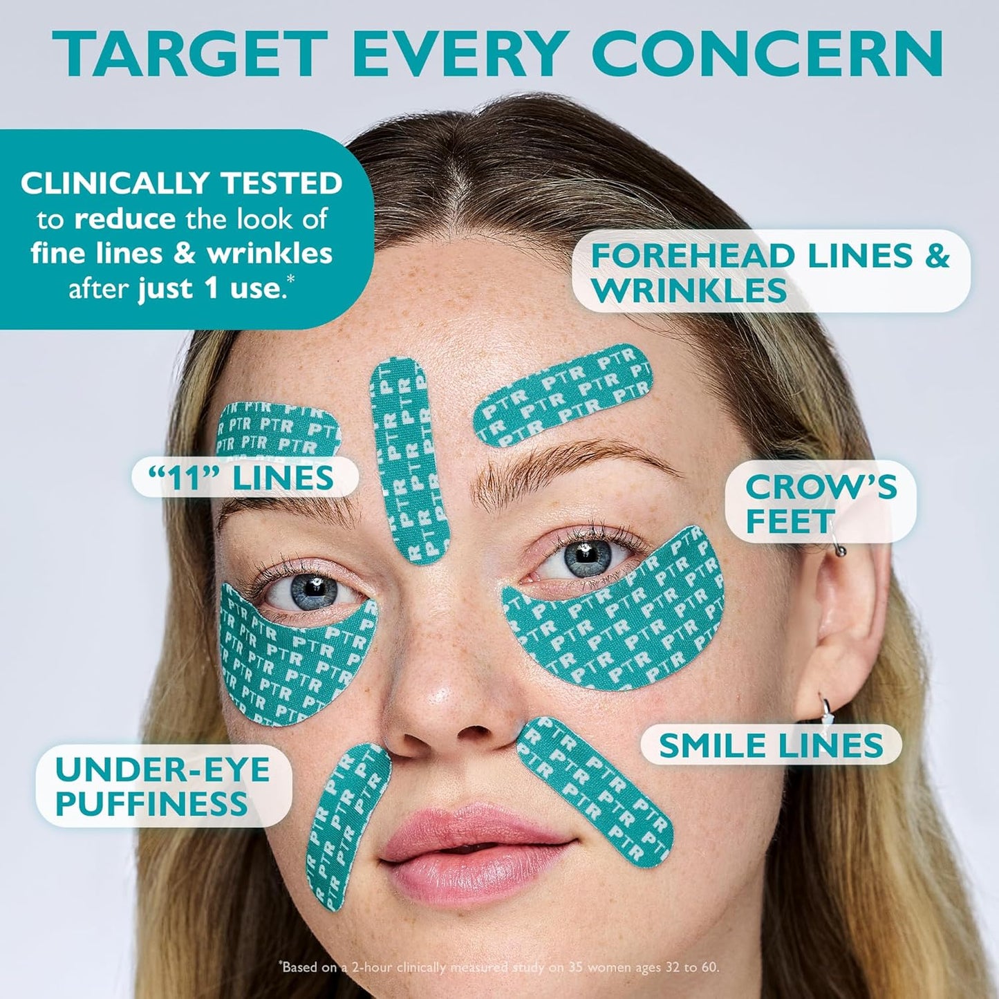 Peptide Skinjection Face + Eye Tape